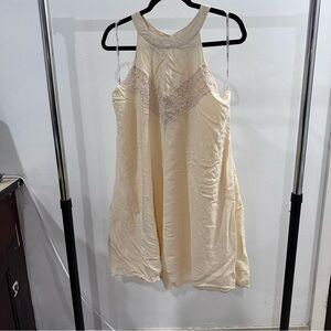 Elegant Cream Mini Dress